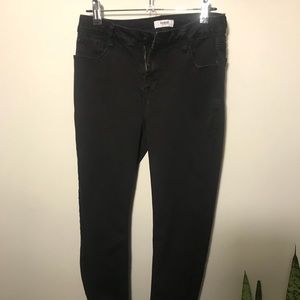 Kensie Mid Rise Skinny Jean - Black